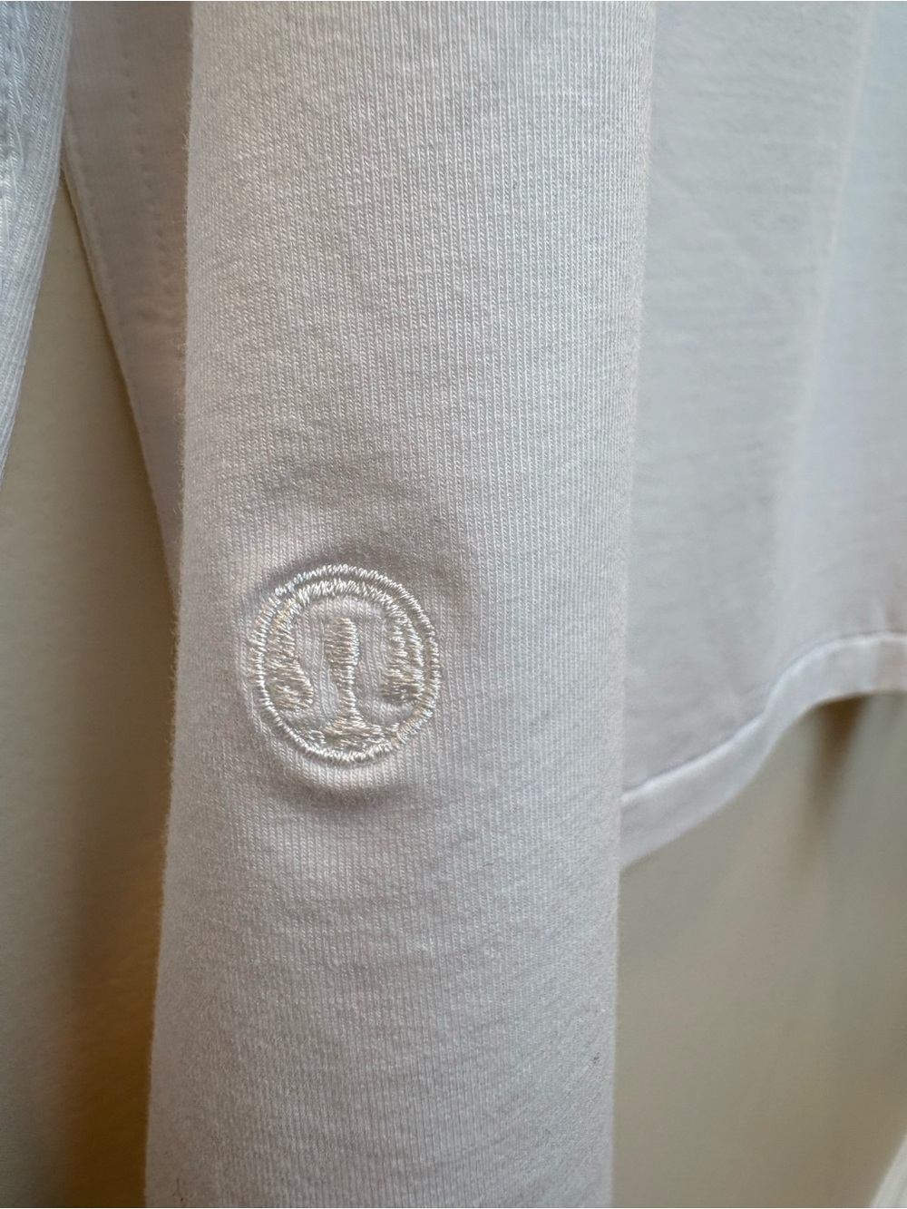 lululemon All Yours Organic Cotton Long-Sleeve Crew — White - Picture 5 of 6